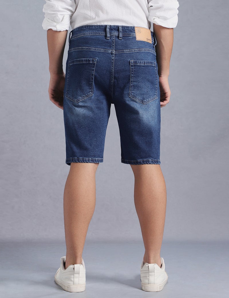 inkd شورتات جينز للرجال - متوسطة الارتفاع | قطن غني | التركيب المنتظم - Image 3